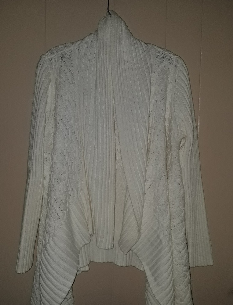 Chico's Cream Cardigan size 2(L/12)